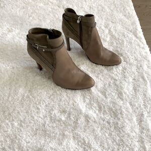 Coach tan booties size 6